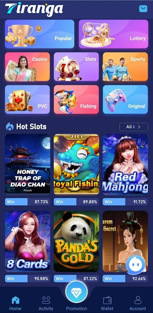 Tiranga Games Login